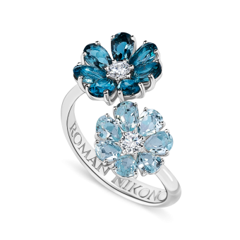 Кольцо Roman Nikonov “Ледяной цветок” RN060081