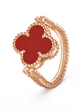 Реверсивное кольцо Van Cleef & Arpels Vintage Alhambra VCARP7U500